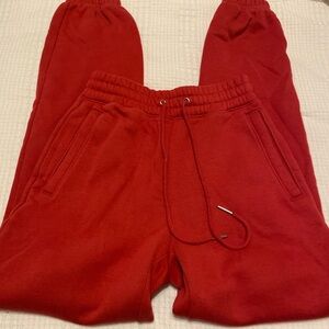 Abercrombie Red Sweat Pants